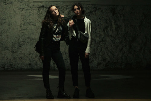 photo portrait parking sous-terrain