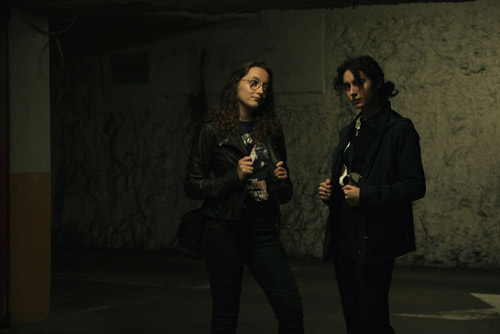 photo portrait parking sous-terrain