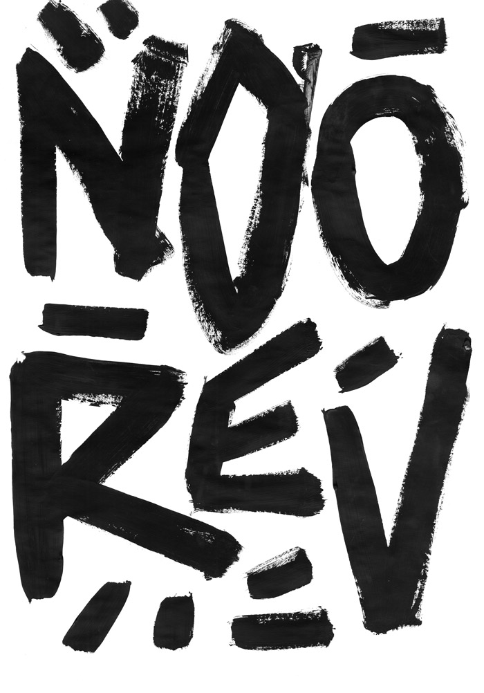 affiche typographique Frank Ocean