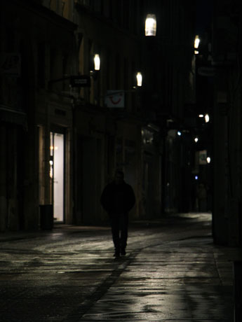photo ruelle de nuit